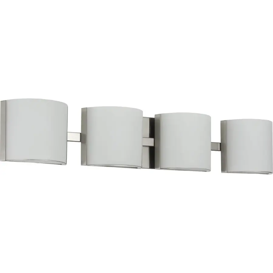 Arch LED Four-Light Etched Glass Bath Vanity Light