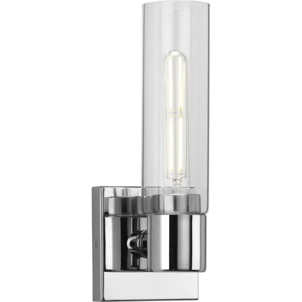 Clarion One-Light Glass Bath Vanity Wall Light - Image 4
