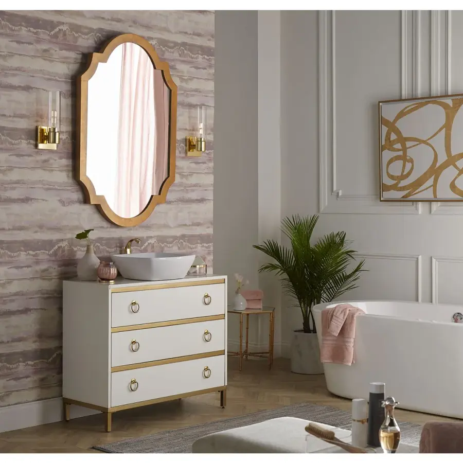 Clarion One-Light Glass Bath Vanity Wall Light - Image 5