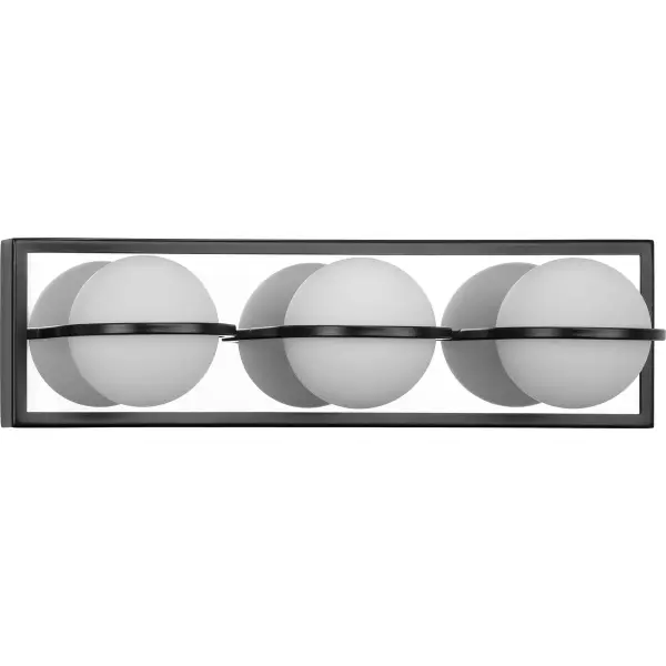 Pearl LED Three-Light Opal Glass Bath Vanity Light - Image 2