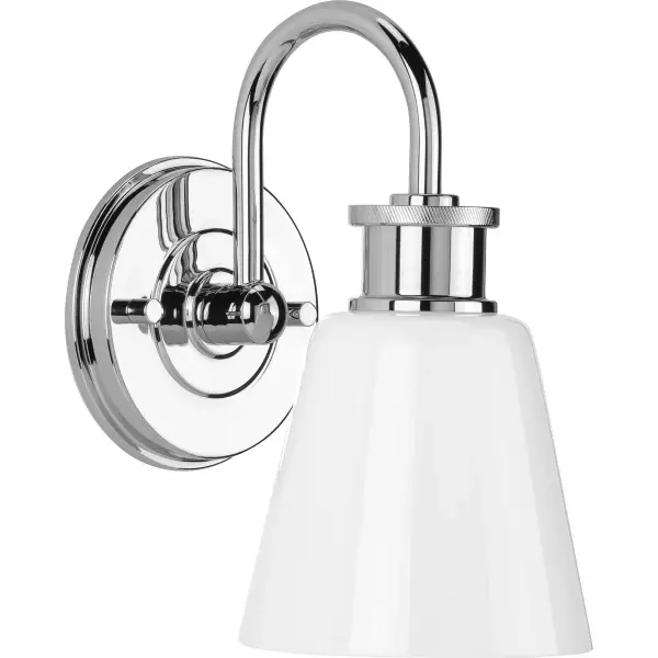Ashford One-Light Opal Glass Bath Vanity Light - Image 2