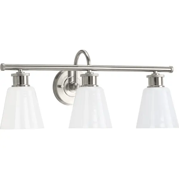 Ashford Three-Light Opal Glass Bath Vanity Light - Image 2