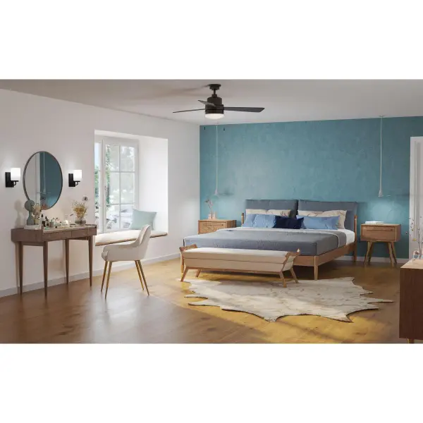 Merry One-Light Etched Glass Bath Vanity Light - Image 4