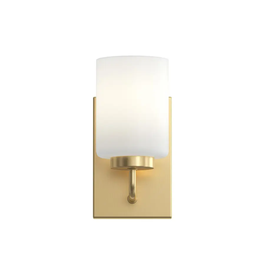 Merry One-Light Etched Glass Bath Vanity Light - Image 11