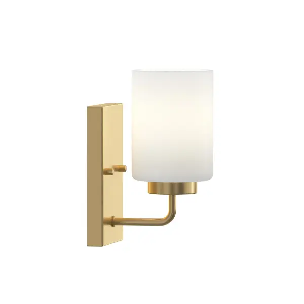 Merry One-Light Etched Glass Bath Vanity Light - Image 12