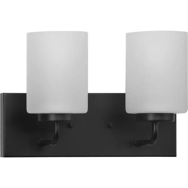 Merry Two-Light Etched Glass Bath Vanity Light - Image 3