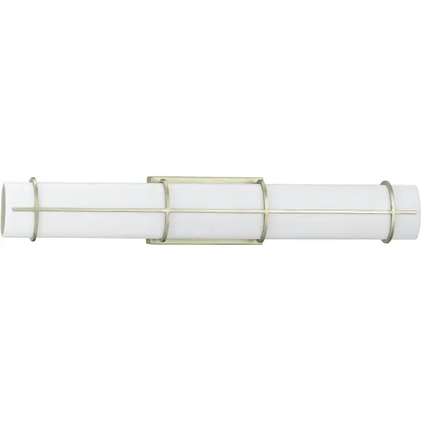 The Grid LED vanity light combines contemporary black finish with white linen acrylic diffusion for even, flattering bathroom illumination. Energy-efficient LED technology and Title 24/JA8 compliance make it ideal for modern residential and hospitality applications.