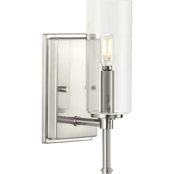 Elara One-Light Clear Glass Bath Vanity Light - Image 1