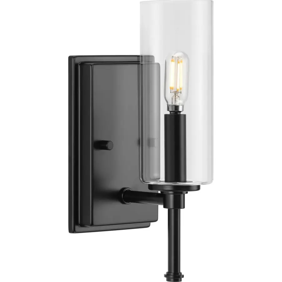 Elara One-Light Clear Glass Bath Vanity Light - Image 2