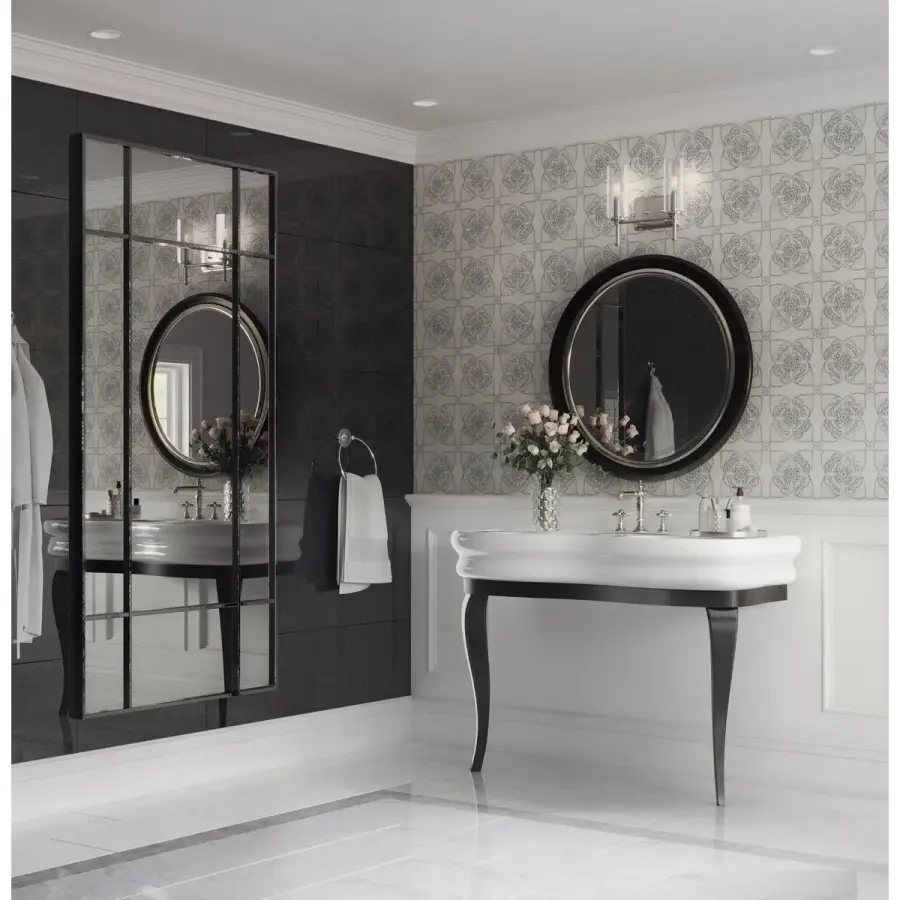 Elara Two-Light Clear Glass Bath Vanity Light - Image 4