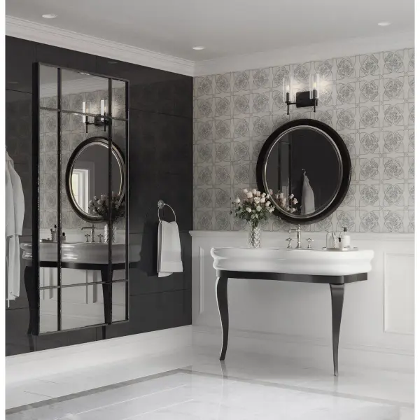 Elara Two-Light Clear Glass Bath Vanity Light - Image 5