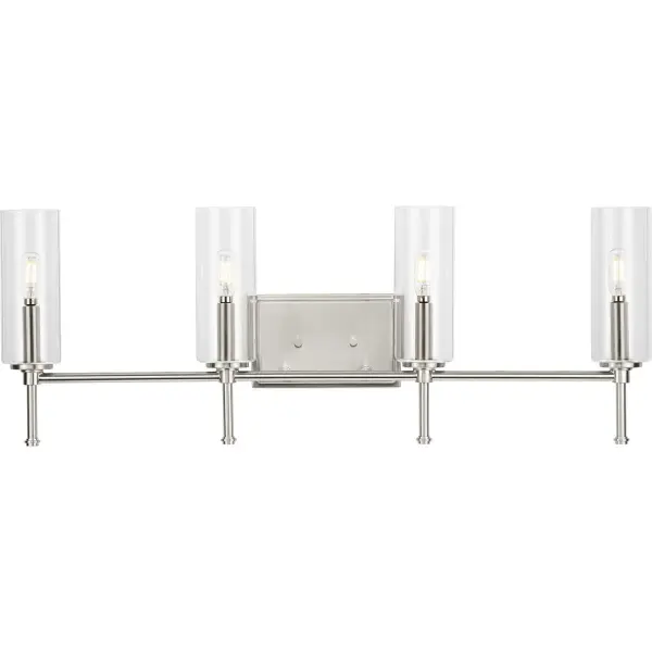 Elara Four-Light Clear Glass Bath Vanity Light - Image 2