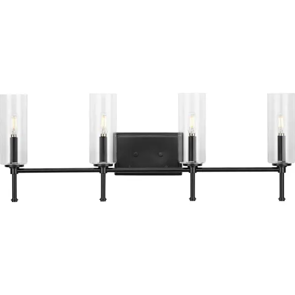 Elara Four-Light Clear Glass Bath Vanity Light - Image 3