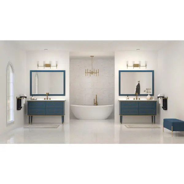Elara Four-Light Clear Glass Bath Vanity Light - Image 4