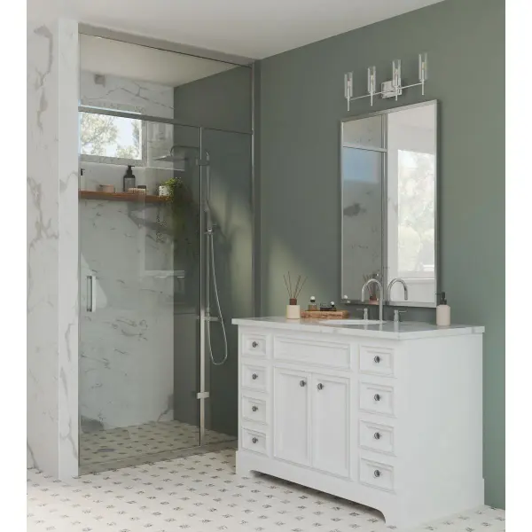 Elara Four-Light Clear Glass Bath Vanity Light - Image 5