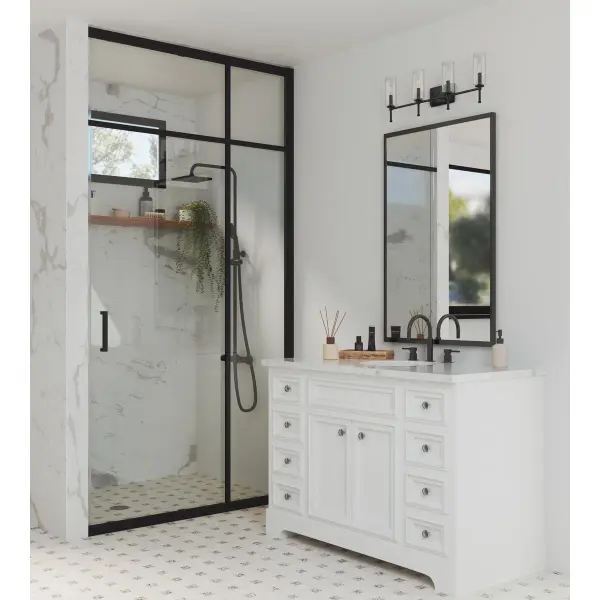 Elara Four-Light Clear Glass Bath Vanity Light - Image 6