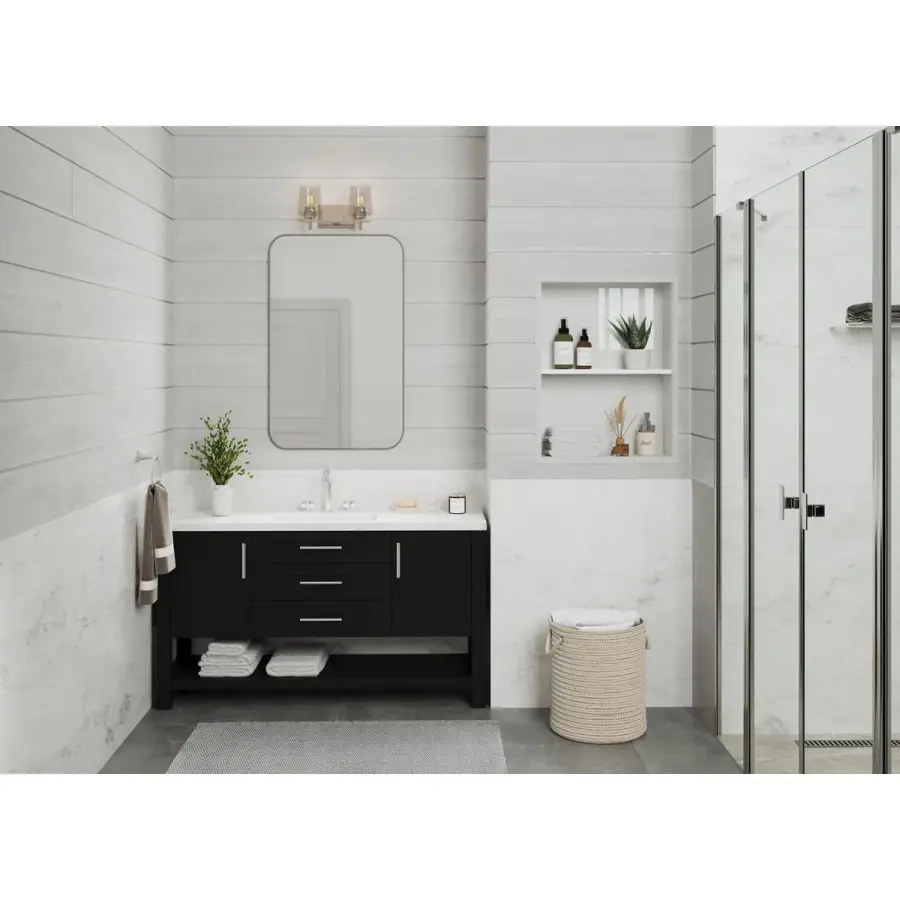 Calais Two-Light Clear Glass Bath Vanity Light - Image 5