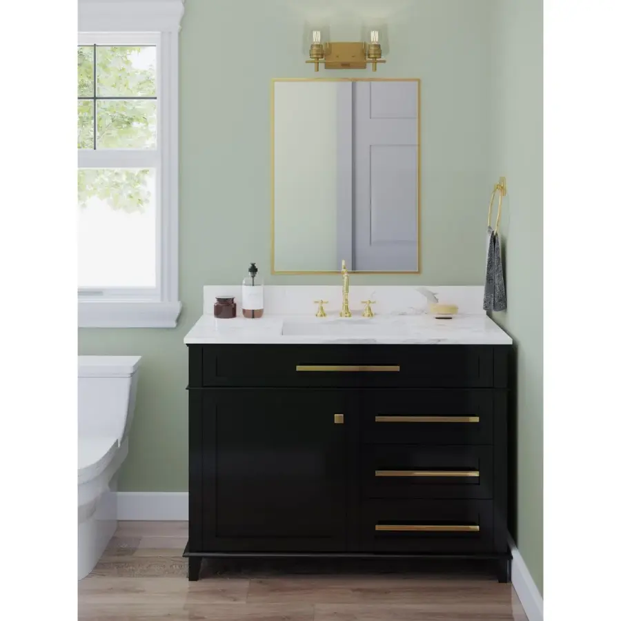 Calais Two-Light Clear Glass Bath Vanity Light - Image 6