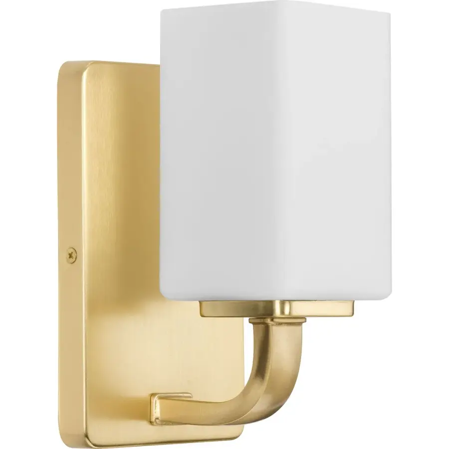 Cowan One-Light Etched Opal Glass Bath Vanity Light - Image 1