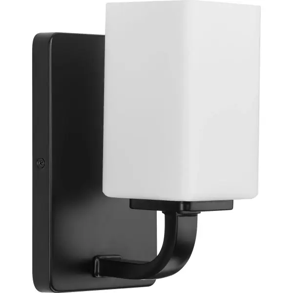 Cowan One-Light Etched Opal Glass Bath Vanity Light - Image 2