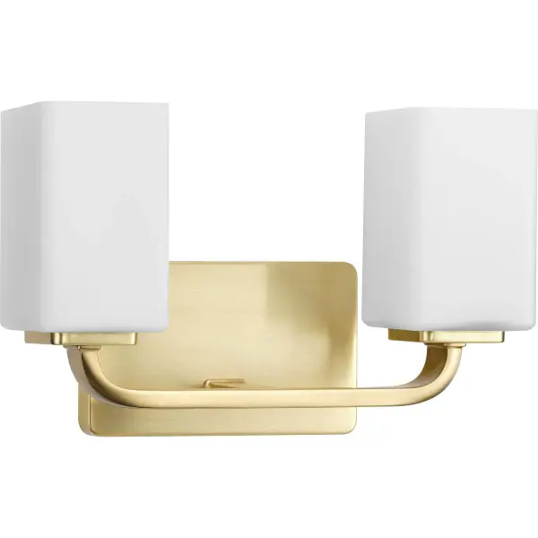 Cowan Two-Light Etched Opal Glass Bath Vanity Light - Image 3