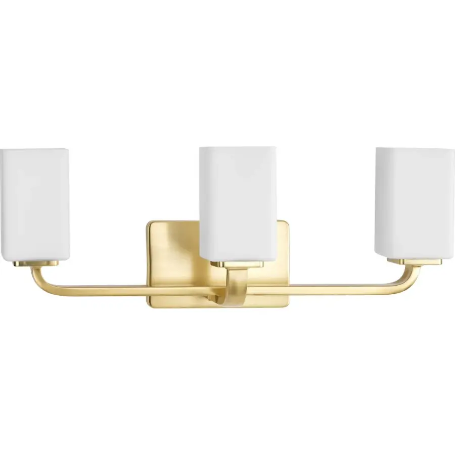 Cowan Three-Light Etched Opal Glass Bath Vanity Light - Image 3