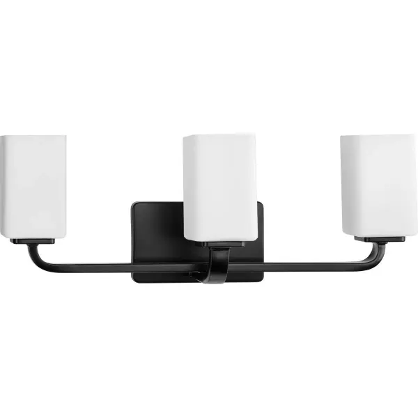 Cowan Three-Light Etched Opal Glass Bath Vanity Light - Image 4