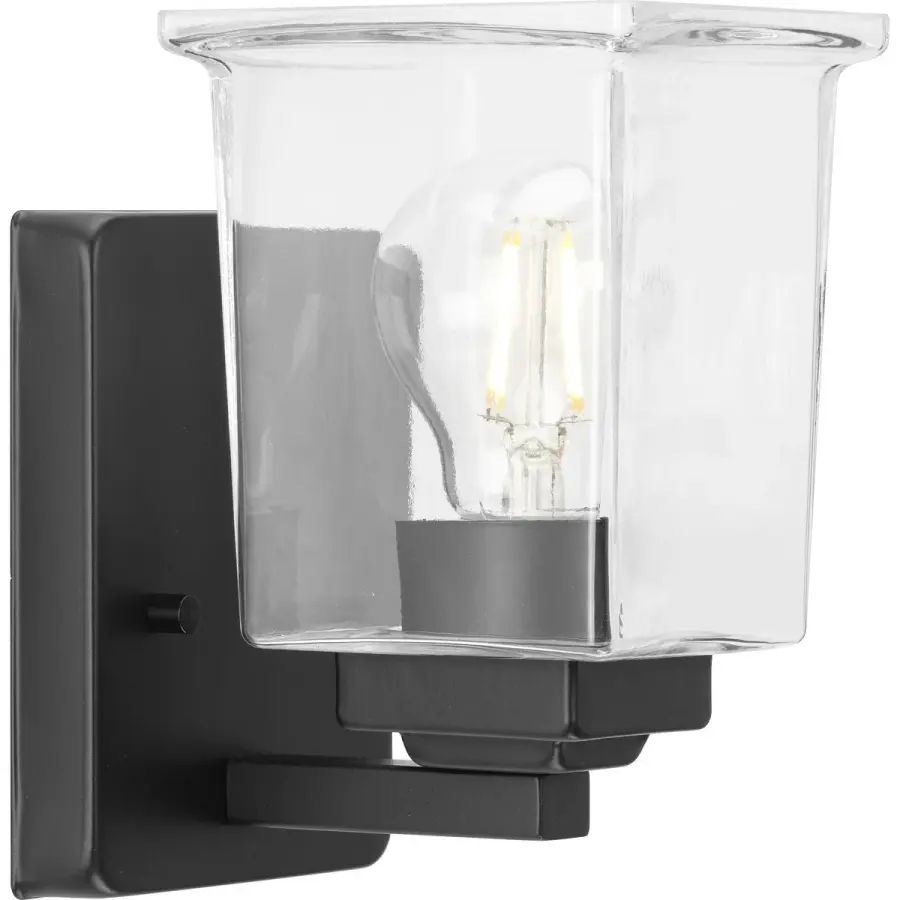 Gilmour One-Light Clear Glass Bath Vanity Light - Image 2