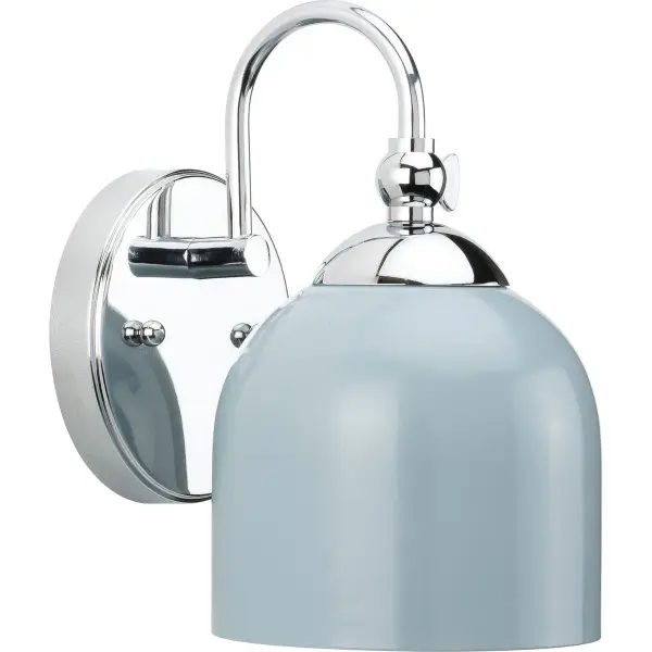 The Dalton vanity light brings urban industrial style to bathroom spaces with its sleek metal shade and polished chrome finish. Perfect for modern farmhouse or coastal interiors seeking clean, functional lighting.