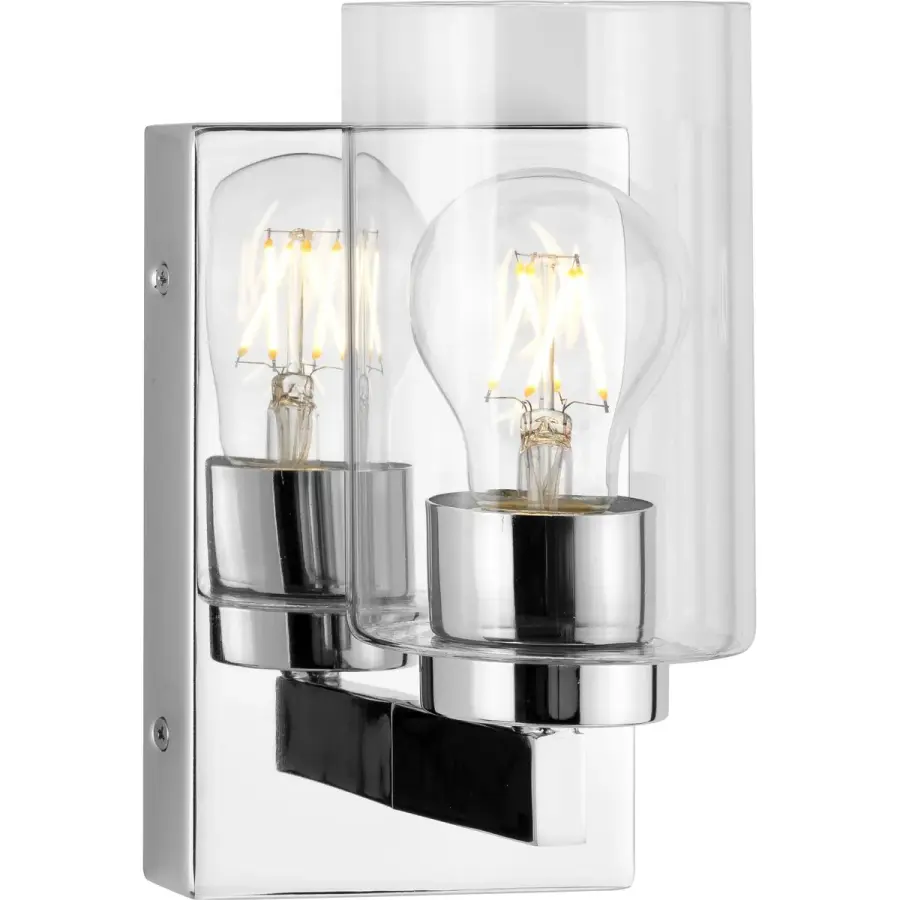 Goodwin One-Light Vanity Light with Clear Glass - Image 1