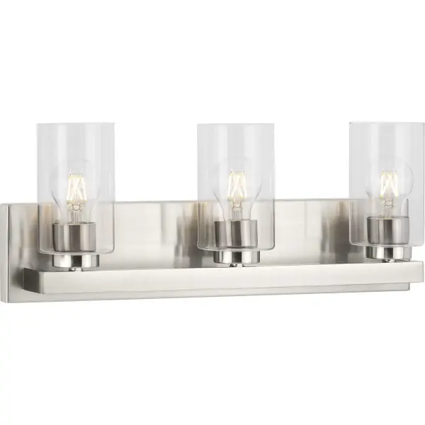 Goodwin Three-Light Vanity Light with Clear Glass - Image 5