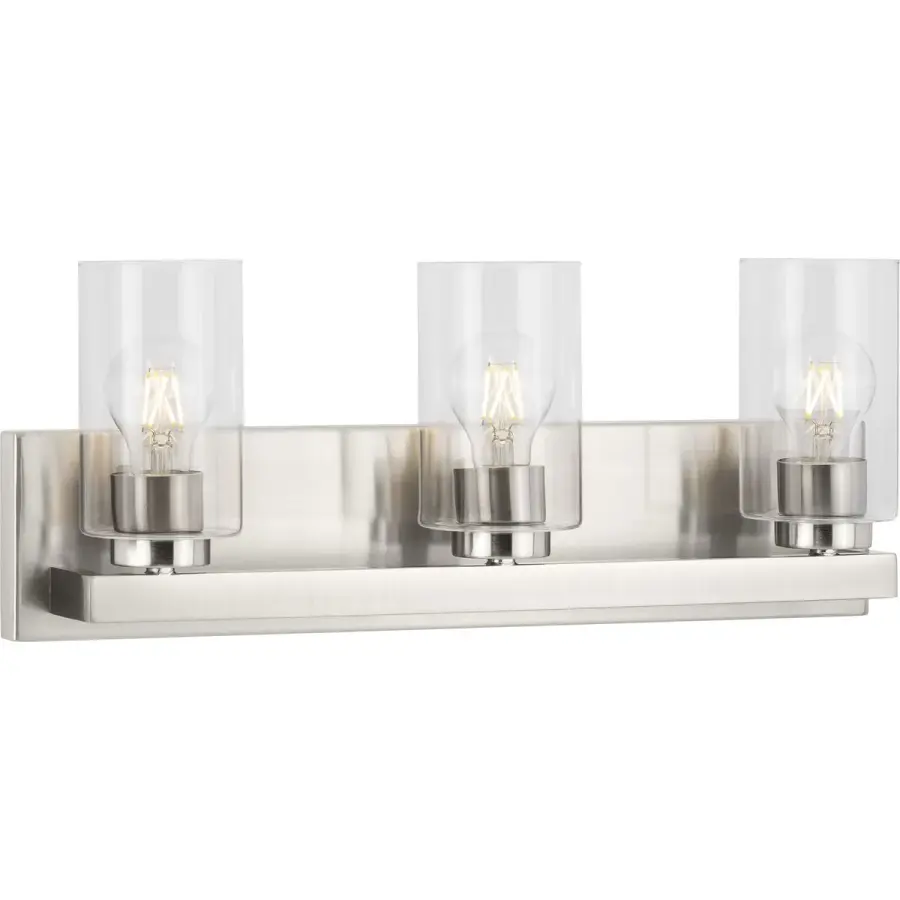 Goodwin Three-Light Vanity Light with Clear Glass - Image 5