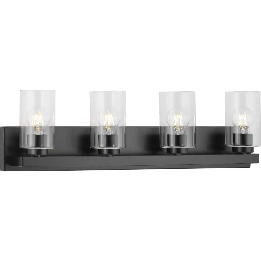 Goodwin Four-Light Vanity Light with Clear Glass - Image 1