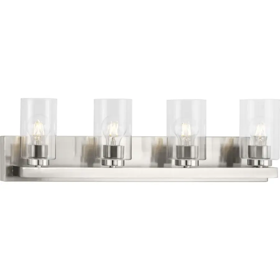 Goodwin Four-Light Vanity Light with Clear Glass - Image 2