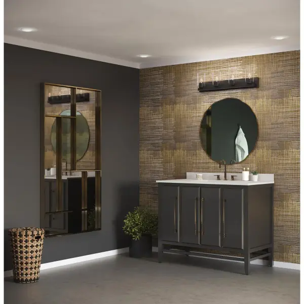Goodwin Four-Light Vanity Light with Clear Glass - Image 4