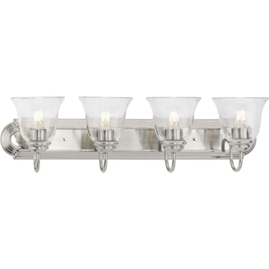 Four-Light Bath Vanity Light with Clear Glass - Image 2