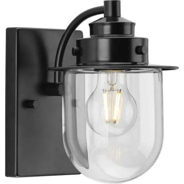 Northlake One-Light Clear Glass Bath Light - Image 3