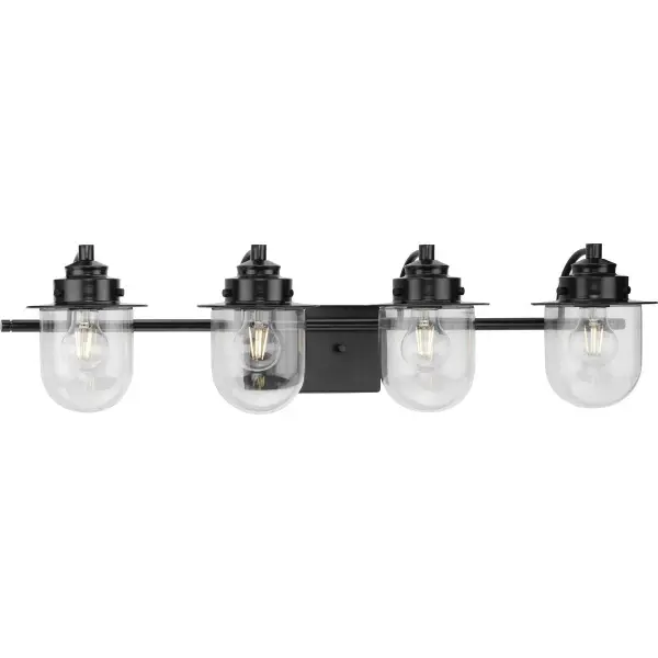Northlake Four-Light Clear Glass Bath Light - Image 2