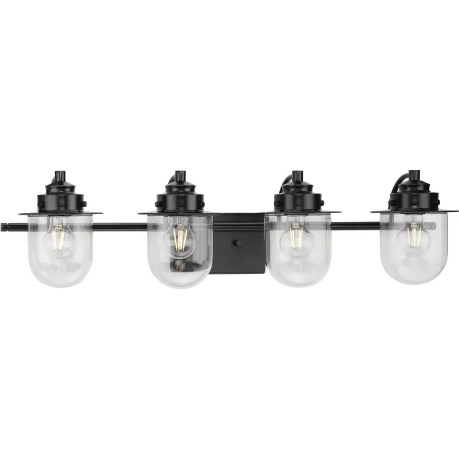 Northlake Four-Light Clear Glass Bath Light - Image 2