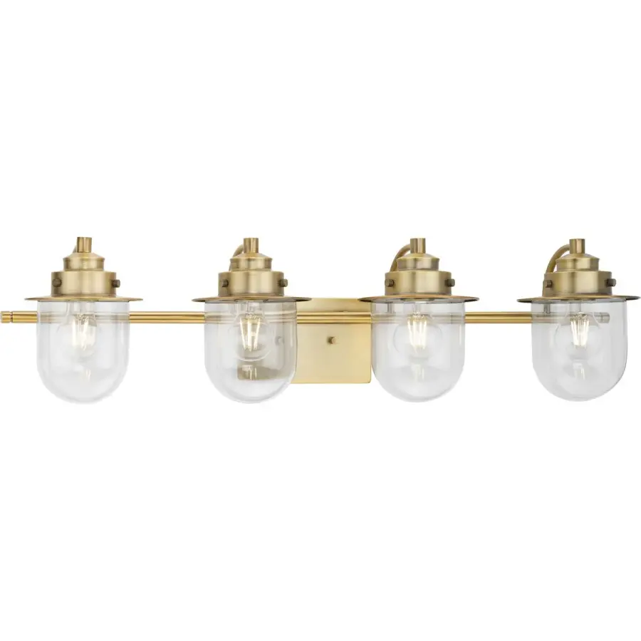 Northlake Four-Light Clear Glass Bath Light - Image 3