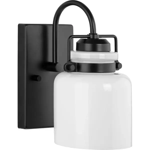 Fessler One-Light Opal Glass Bath Light - Image 2