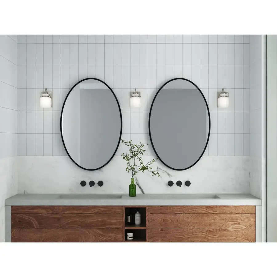 Fessler One-Light Opal Glass Bath Light - Image 4
