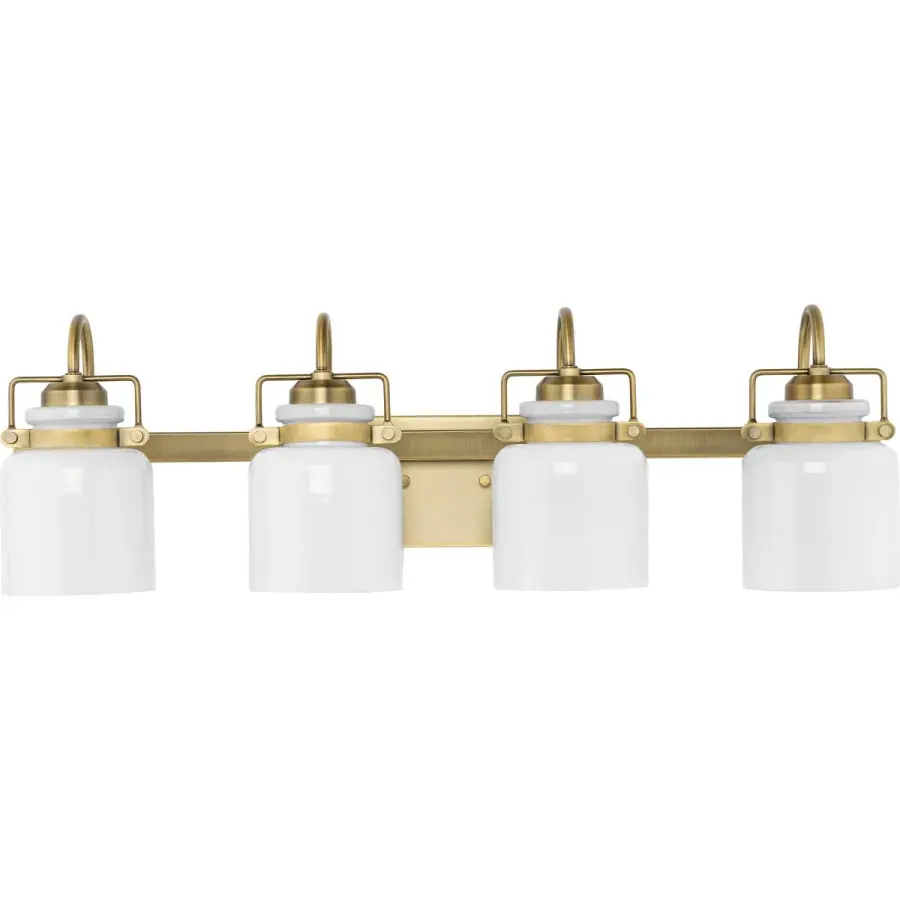 Fessler Four-Light Opal Glass Bath Light - Image 3
