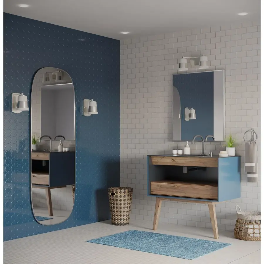 Haven One-Light Opal Glass Bath Light - Image 4
