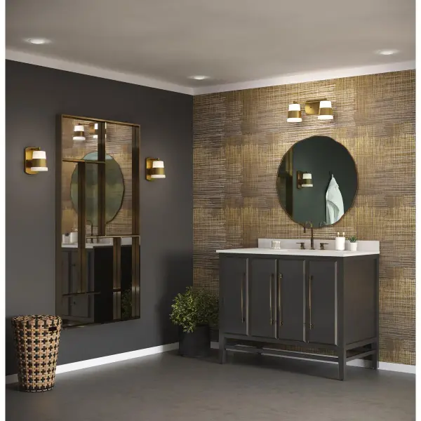 Haven One-Light Opal Glass Bath Light - Image 5