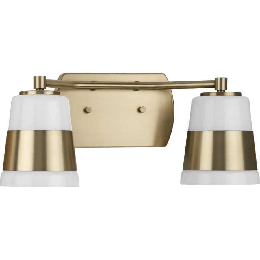 Haven Two-Light Opal Glass Bath Light - Image 3