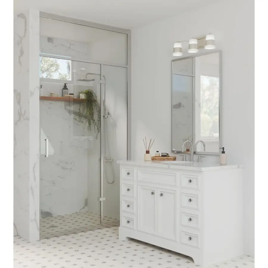 Haven Three-Light Opal Glass Bath Light - Image 4