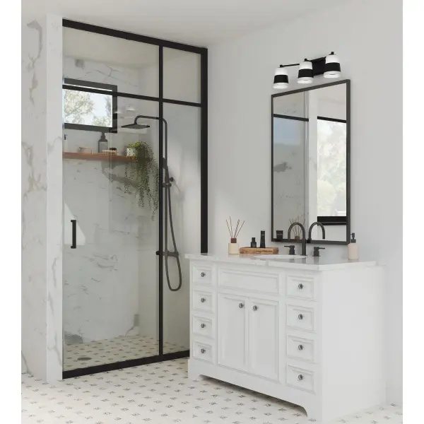 Haven Three-Light Opal Glass Bath Light - Image 5