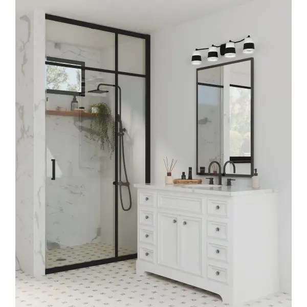 Haven Four-Light Opal Glass Bath Light - Image 6