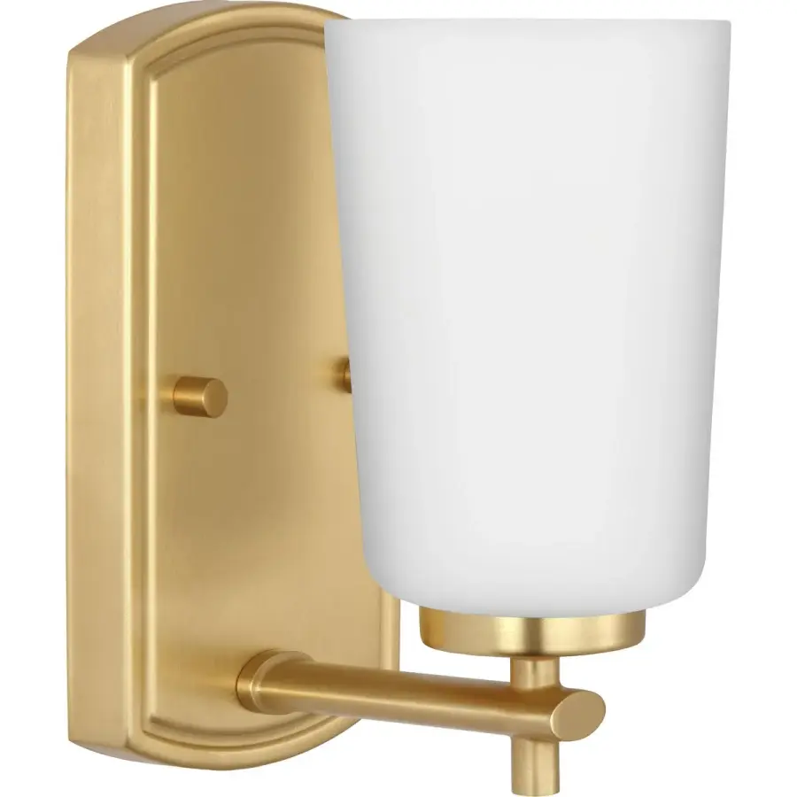 Adley One-Light Etched Opal Glass Bath Vanity Light - Image 2